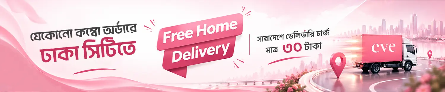 Eve Free Home Delivery Banner